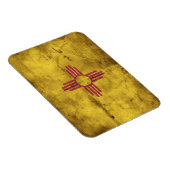 Versleten vlag van New Mexico; Magneet (Rechterzijde)