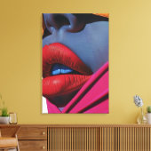 Versluierde geheimen canvas afdruk (Insitu (Woonkamer))