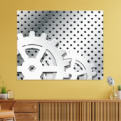Versnellingen Canvas Afdruk (Insitu (Woonkamer))