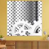 Versnellingen Canvas Afdruk (Insitu (Woonkamer))