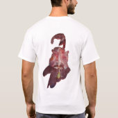 Versnijding van verbindingsstuk t-shirt (Achterkant)