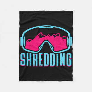 Versnippering fleece deken