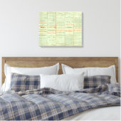Verso State of Texas Canvas Afdruk (Insitu (Slaapkamer))