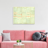 Verso State of Texas Canvas Afdruk (Insitu (Woonkamer))