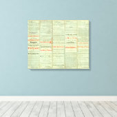 Verso State of Texas Canvas Afdruk (Insitu (Houten vloer))