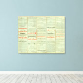 Verso State of Texas Canvas Afdruk (Insitu (Houten vloer))