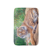 Versoepelde teruglopende tijger badmat (Voorkant Verticaal)