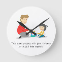 Verspil geen tijd - klok