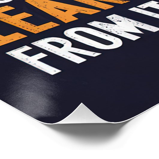 Verspil nooit een goede fout glanzend Poster Perfect Poster (Hoek)