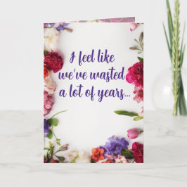 Verspilde jaren - Moederdag Bedankkaart