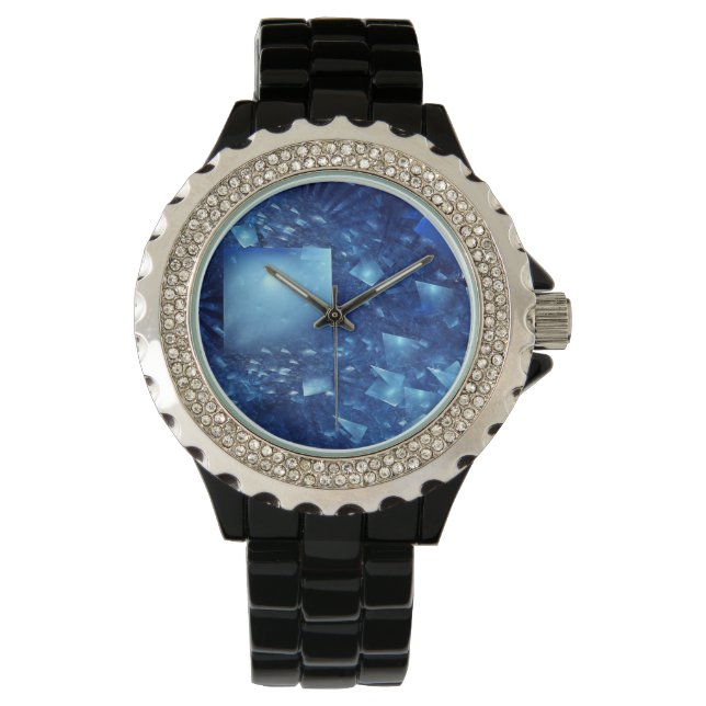 versplinterde spiegels horloge (Voorkant)