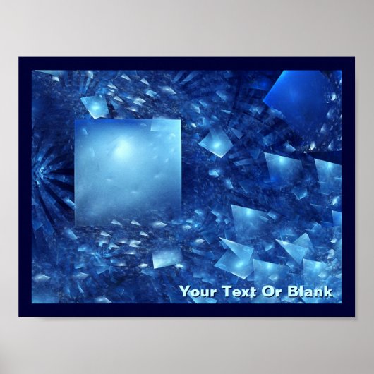 versplinterde spiegels poster (Voorkant)