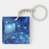 versplinterde spiegels sleutelhanger (Achterkant)