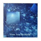 versplinterde spiegels tegeltje (Voorkant)