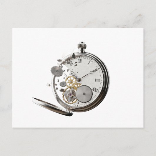 versplinterde tijd briefkaart (Voorkant)