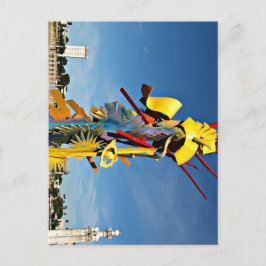 Verspreid aan Vrijwilligerswerk dat op een briefka Briefkaart