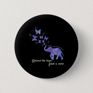 Verspreid de hoop op een echte Alzheimer-bewustwor Ronde Button 5,7 Cm