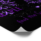 Verspreid de hoop vind de remedie -fibromyalgia Aw Poster (Hoek)