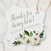 Verspreid de Liefde Bloem en ECHT FOIL Bedankjes Labels (Achterkant)