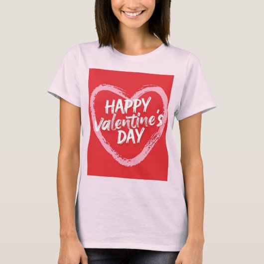 Verspreid de Liefde deze Valentijnsdag T-shirt (Voorkant)