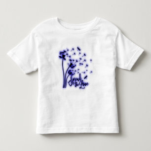 Verspreid de liefde Paardenbloemen en Libellen Kinder Shirts