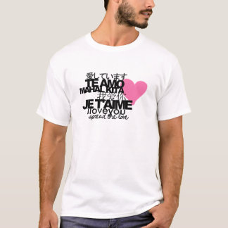 Verspreid de liefde t-shirt