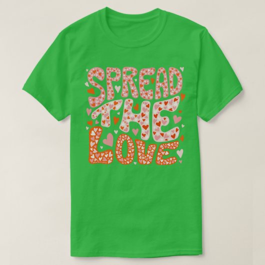 Verspreid de liefde t-shirt (Design voorkant)