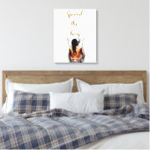 Verspreid de liefdes canvas afdruk (Insitu (Slaapkamer))