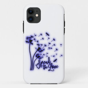 Verspreid de liefdesduivels en de libellen iPhone 11 hoesje