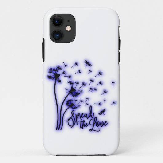 Verspreid de liefdesduivels en de libellen Case-Mate iPhone case (Achterkant)