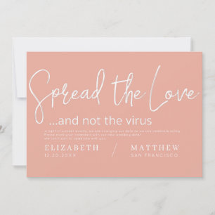 Verspreid de liefdesmoderne chic Elegant Wedding Save The Date