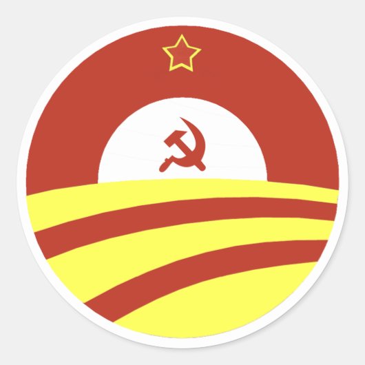 Verspreid de rijkdom ronde sticker (Voorkant)