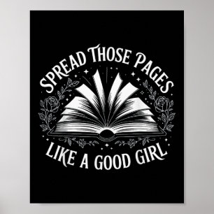 Verspreid die pagina's als een goed meisje poster