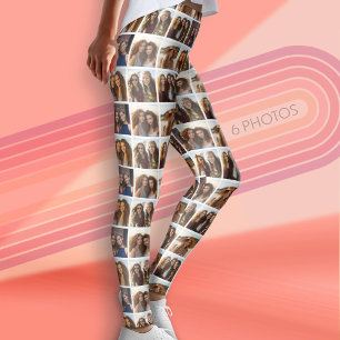 Verspreid Fotoraster met 6 foto's Leggings