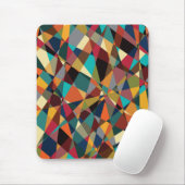 Verspreid Geometrisch Mid Century Moderne Abstract Muismat (Met muis)