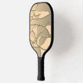 Verspreid goud pickleball paddle (Links)