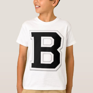 Verspreid het Initiaal Letter B Black Sweatshirt