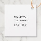 Verspreid het Label Love, Wedding Gift Label, Kraf (Achterkant)