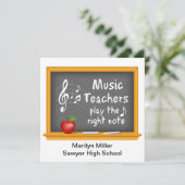 Verspreid het Word Music Concert Kaart (Staand voorkant)