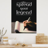 Verspreid je legende poster (Keuken)