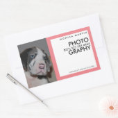 Verspreid je merk! rechthoekige sticker (Envelop)