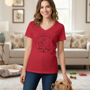 Verspreid liefde en waardering voor honden met dez t-shirt
