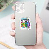 Verspreid Liefde Niet Haat | LGBTQI+ trots Sticker (Telefoon)