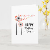 Verspreid liefde, paardenbloem Moederdag kaart (Gele Bloem)