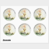 Verspreid Liefde & Vriendelijkheid Inspirerend Kat Ronde Sticker (Vel)