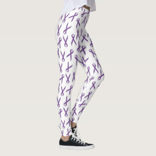 Verspreid Paarse bewustzijn linten Leggings