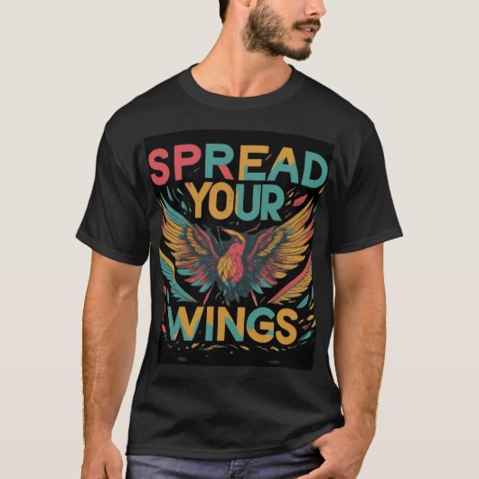 Verspreid uw wensen t-shirt (Voorkant)