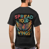 Verspreid uw wensen t-shirt (Achterkant)