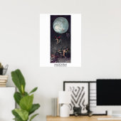 Verspreid van de blote. Door Hieronymus Bosch Poster (Thuiskantoor)