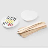 Verspreid vrede niet oorlog handwaaier (Niet-gemonteerd)